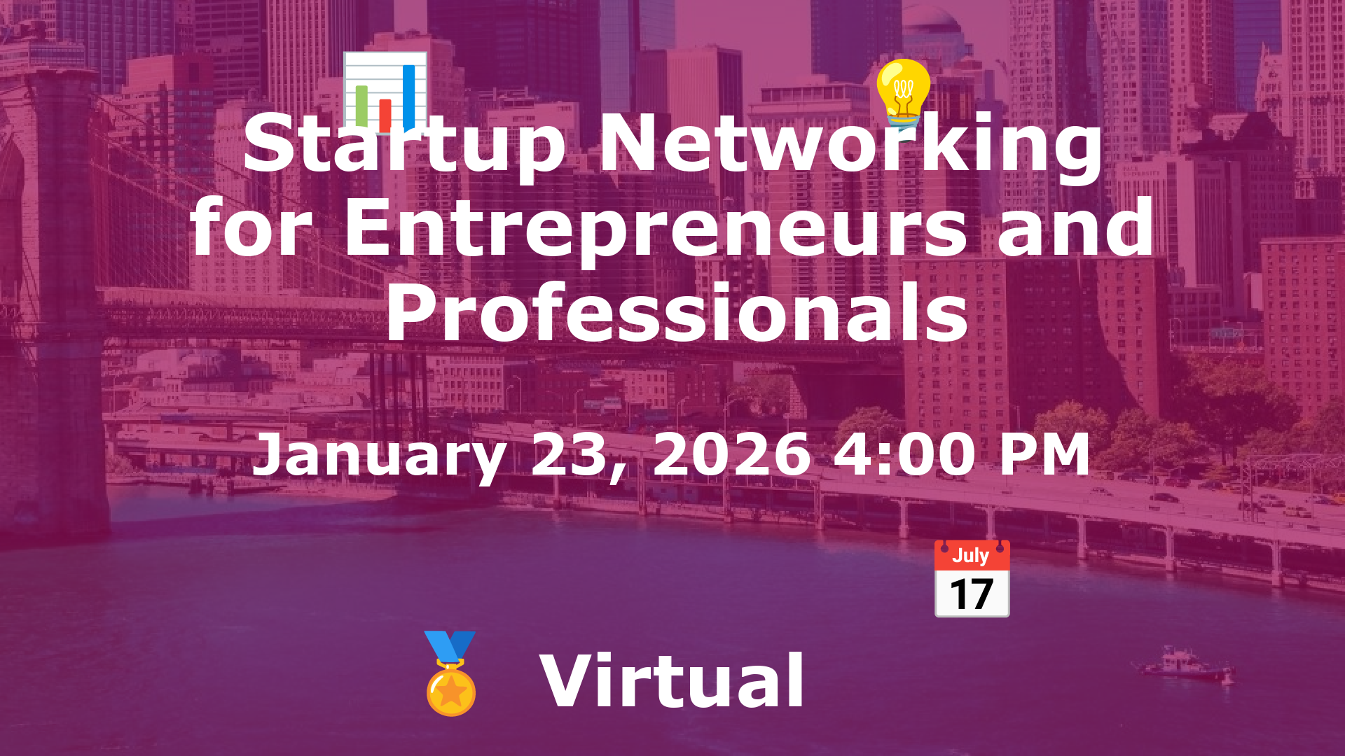 Startup Networking for Entrepreneurs and Professionals event image